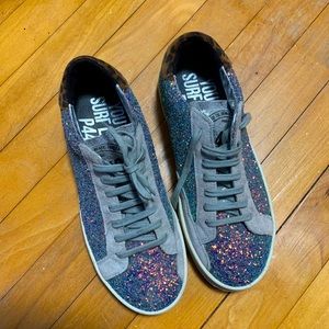 P448 glitter sneakers